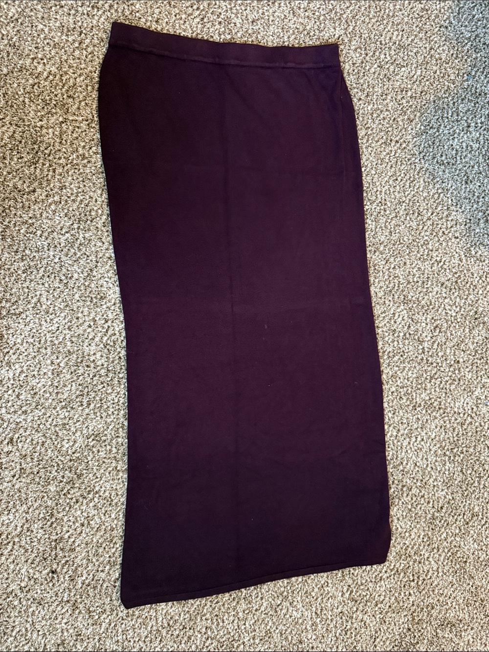 Kaii Plum Maxi Pencil Skirt
